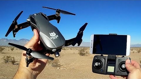 FQ777 F8 Monster Drone Brushless GPS 2 Axis Gimbal FPV Camera Drone Flight Test Review