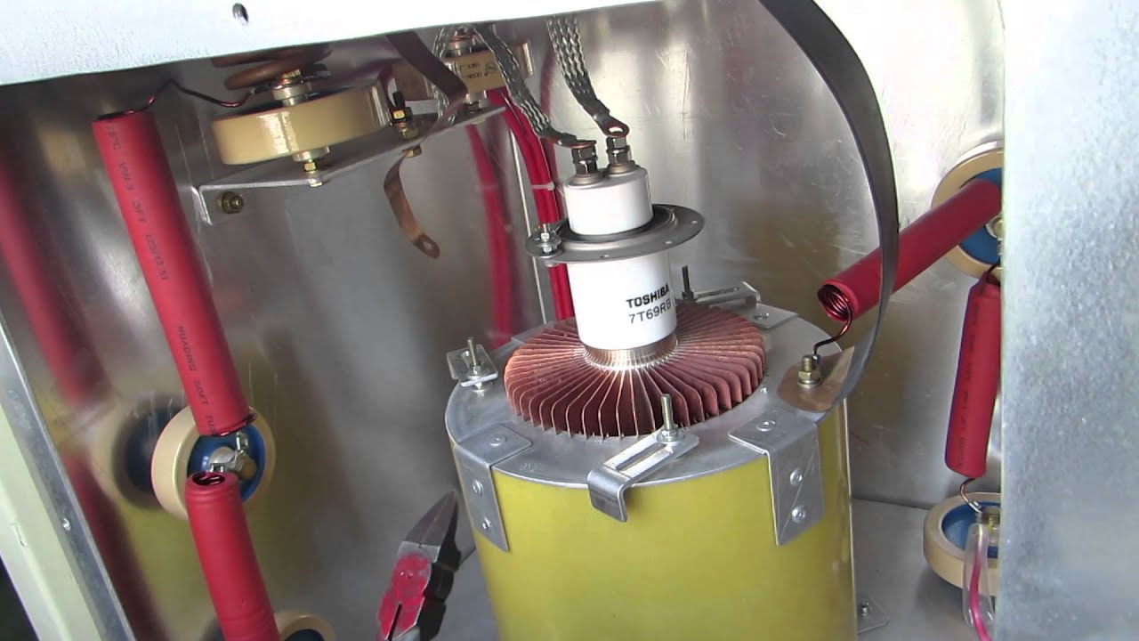 Electron tube installation in RF welders - YouTube