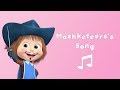 MASHKETEERS S SONG Masha And The Bear Karaoke Video With Lyrics For Kids 