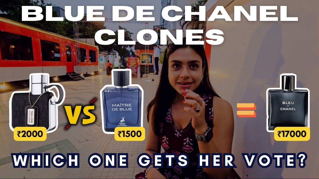 🤔 Best Bleu de Chanel Clone under ₹2000? | Armaf Tag Him vs Maitre De Blue!