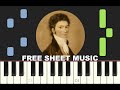 MOLLYS ABSCHIED, Beethoven, Op 52 n°5, EASY Piano Tutorial with free Sheet Music (pdf)