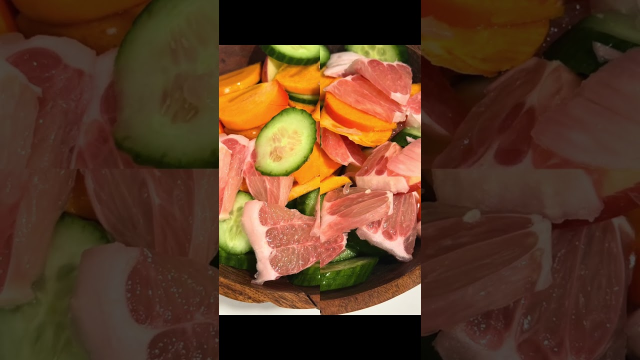 Bright bites, happy vibes 🥒🍎 