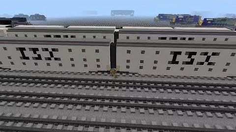 Minecraft Tutorial How to make a CSX Gunderson (Auto-Max) Autorack car
