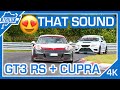 Loud Pipes save Lifes 😍 Porsche GT3 RS + Leon CUPRA on NÜRBURGRING NORDSCHLEIFE - TF BTG 4K