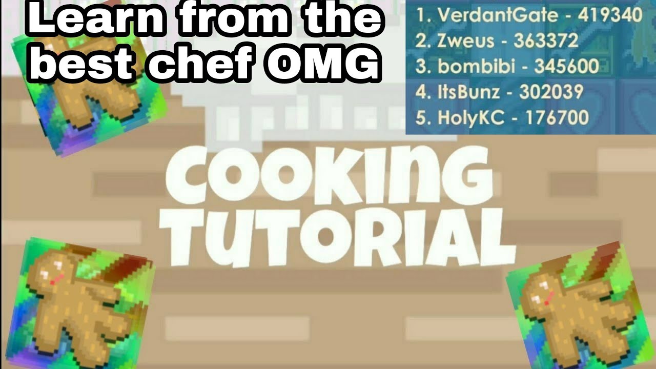 Growtopia How To Cook Gingerbread Cookies YouTube