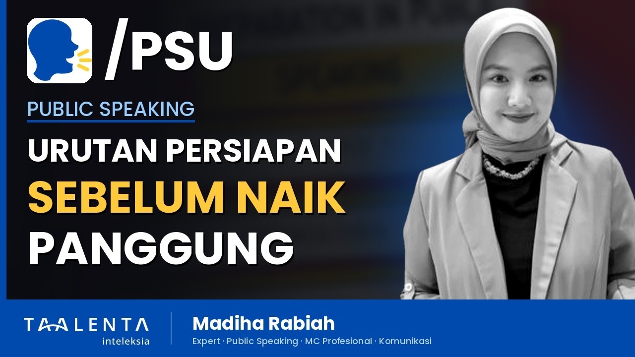 Sebelum Naik Panggung: Urutan Persiapan Public Speaking Menurut MC Profesional