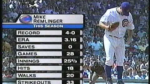 Cubs-Yankees, June 7, 2003 (Remlinger fans Giambi,...