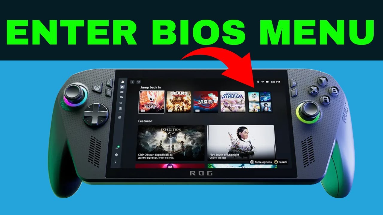 How To Enter BIOS Menu on ROG Xbox Ally X – Easy Guide