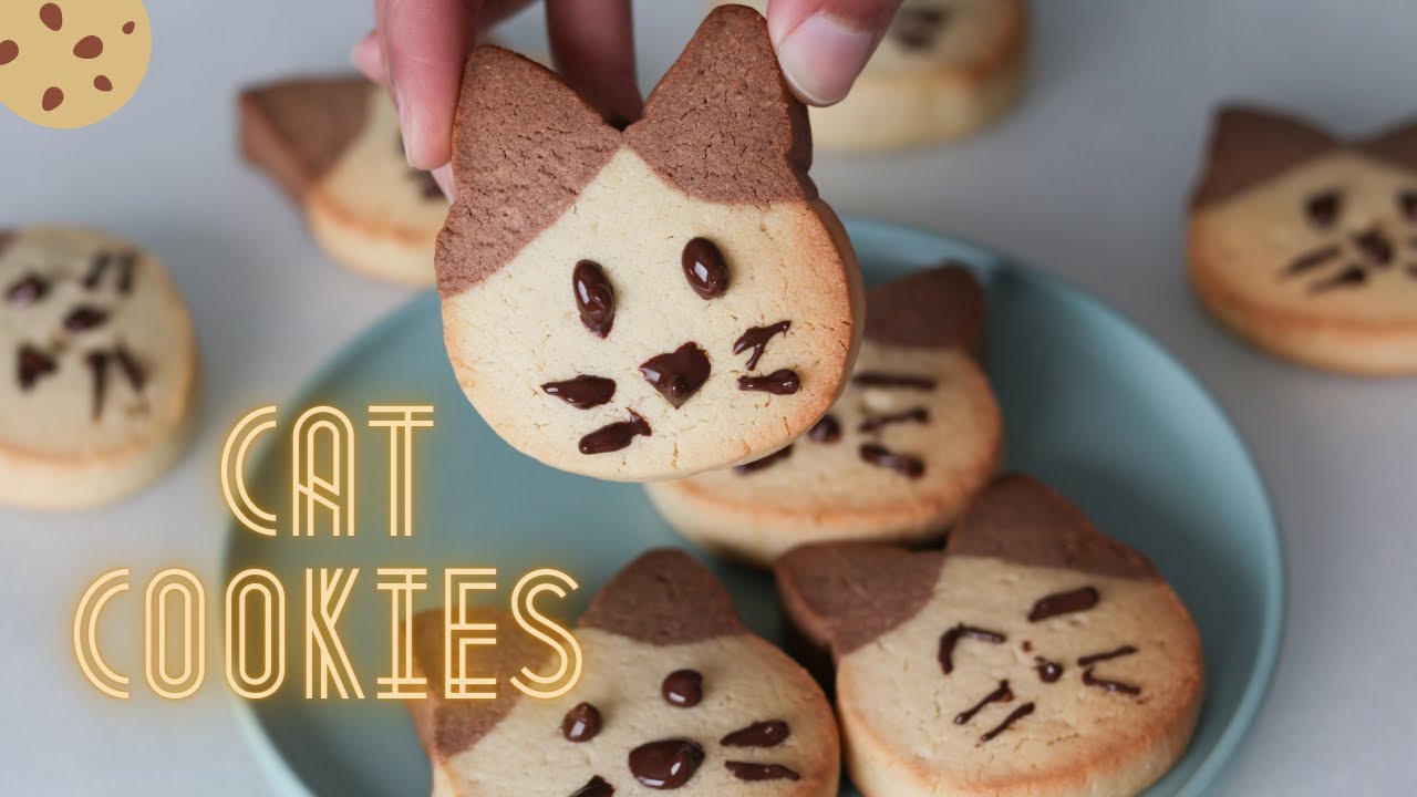 Cute Cat Cookies - بسكويت كيوت على شكل قطط