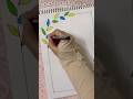 Easy Leafs Notebooks Border #shorts #art #ytshorts #diy #viral
