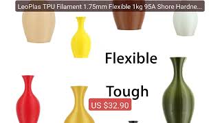 LeoPlas TPU Filament 1.75mm Flexible 1kg 95A Shore Hardness For FD... — Best Deal 2026 | Shop Now!