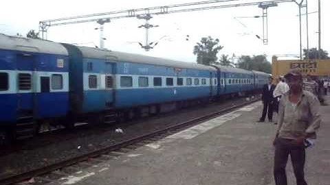 Red Hot SRC WAP 4 rocketing with 12859 Gitanjali Express at Ghoti