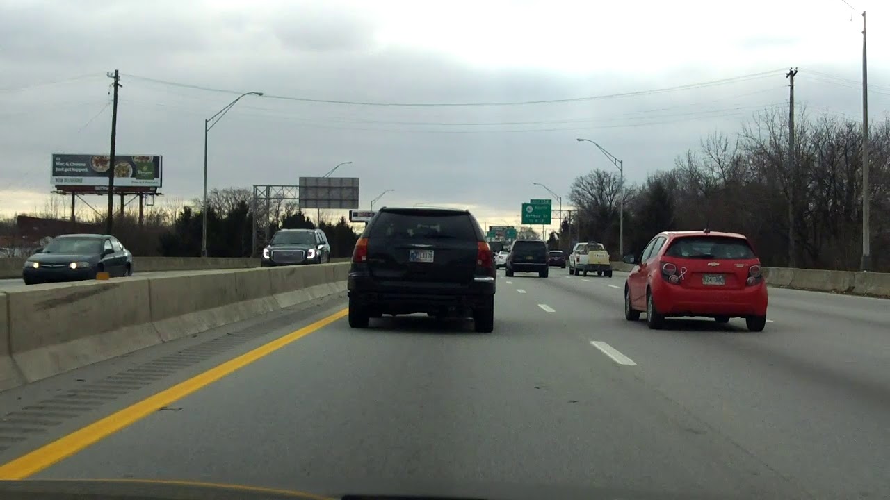 Interstate 65 Kentucky (Exits 137 to 131) southbound YouTube