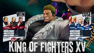 KOF XV Yamazaki Carry 🔥 1v3 Clutch Domination | 5 Win Streak 💯 King of Fighters XV