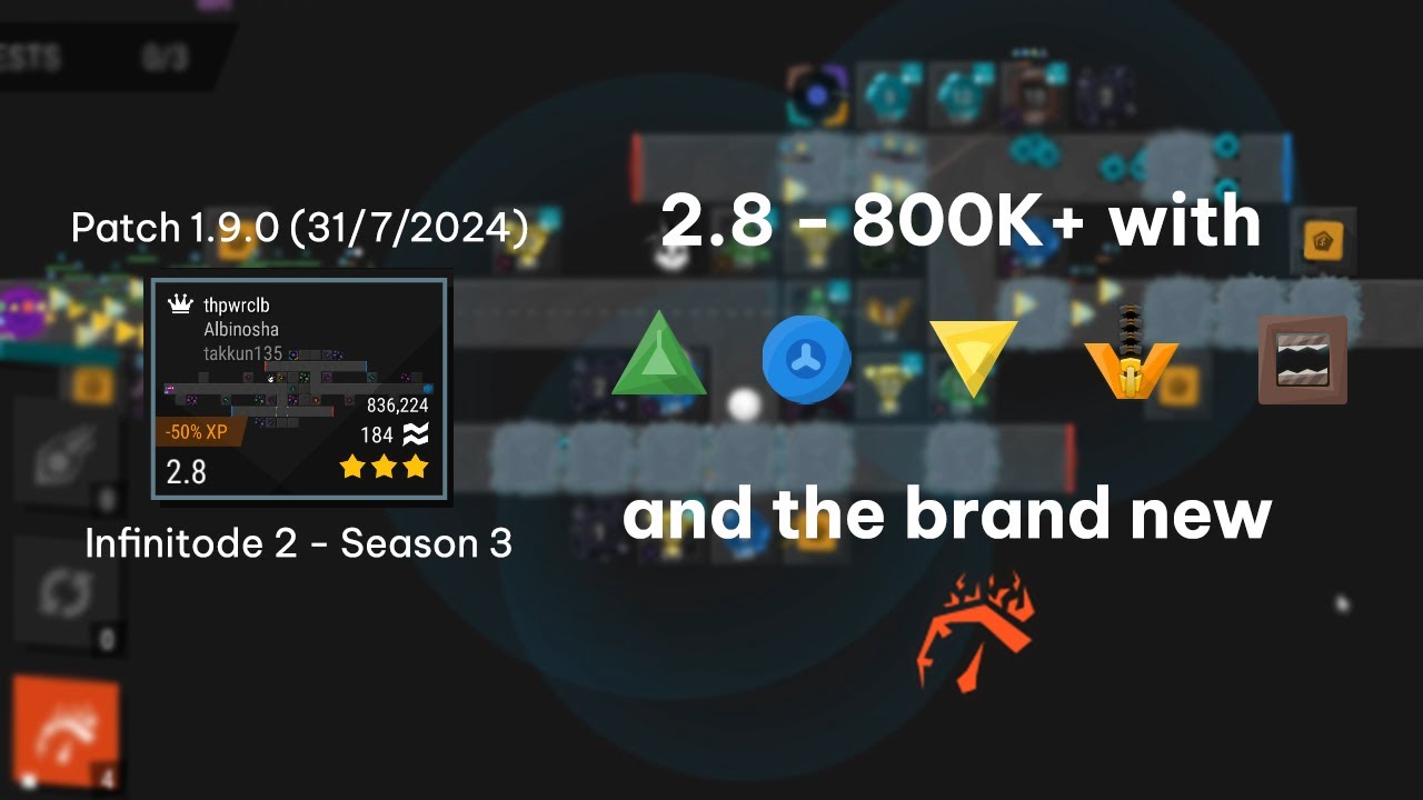 [Infinitode 2 SS3 1.9.0] 2.8 - 800K+ with the new Overload