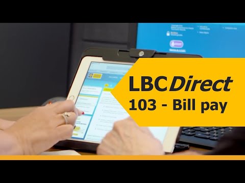 LBCDirect 103 - How do I pay a bill?