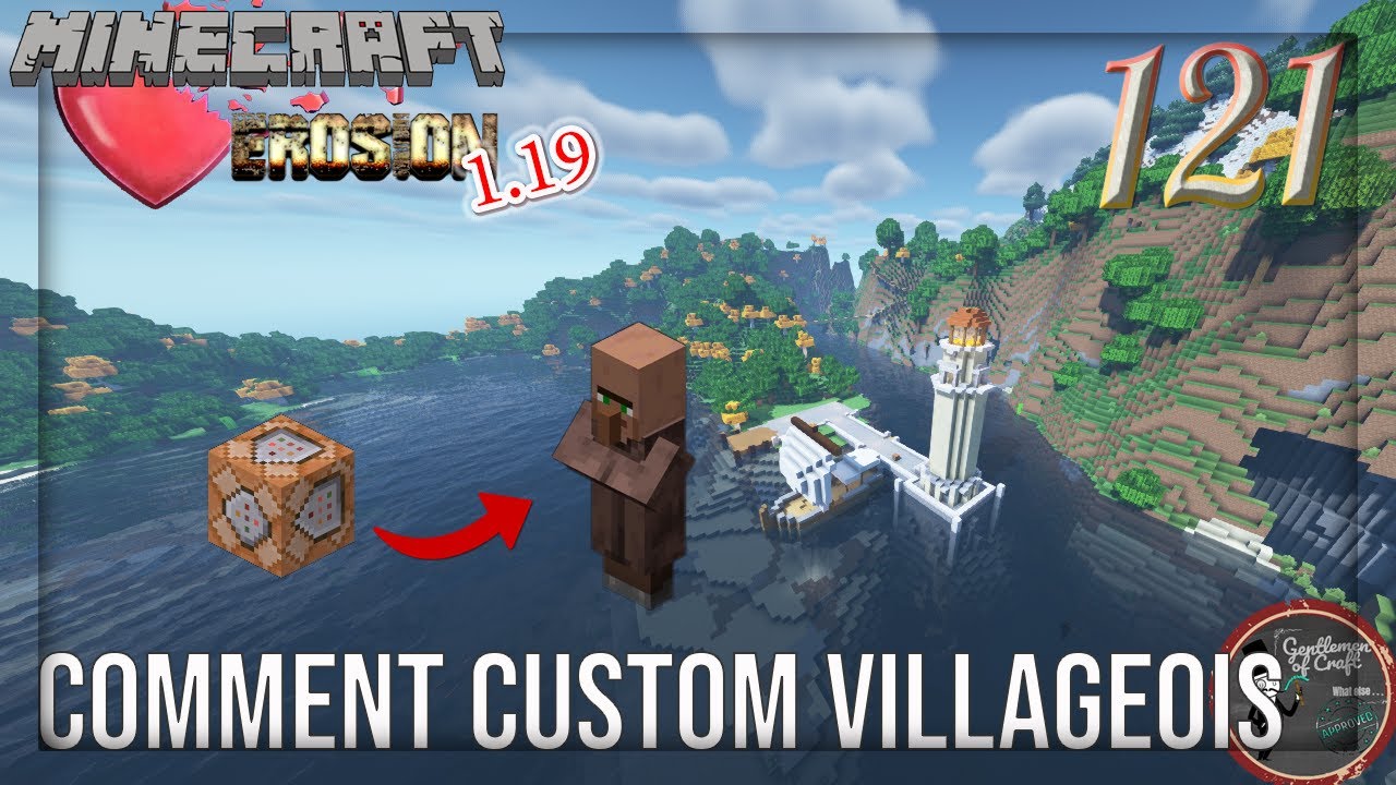 RoC S2-121 Comment fabriquer ENSEMBLE un villageois CUSTOM Minecraft 1.