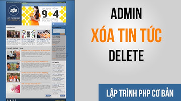 Xóa tin tức | Lập trình php cơ bản