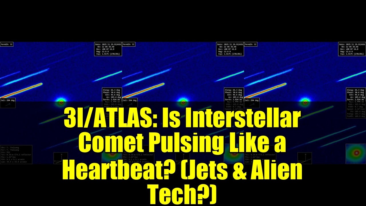 3I/ATLAS: Пульсирует ли межзвездная комета подобно биению сердца? (Самолеты и инопланетные технол...