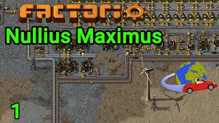 Let's try the Nullius Maximus Modpack of Factorio! Ep 1