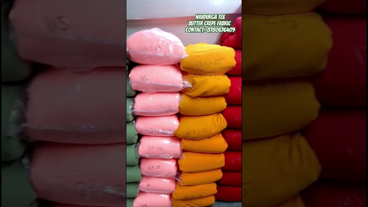 Heavy quality butter crepe fabric...