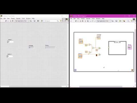 LabVIEW Örnekleri: Not Ortalaması Hesaplama  / LabVIEW Exercises: Average Score Calculation