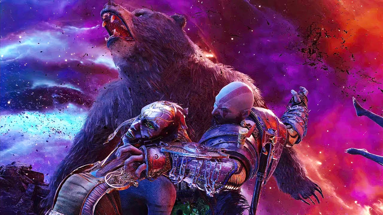 Best Father & Son Combo Fights Odin's Valkyries God of War Ragnarok