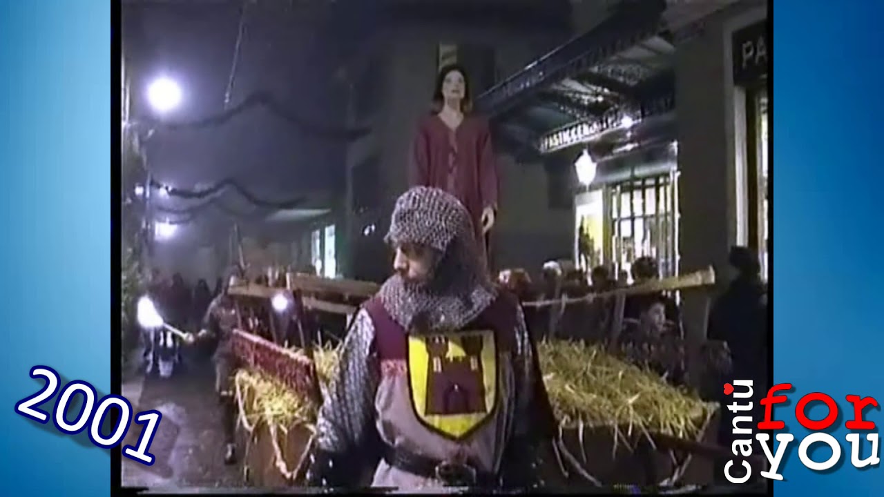 Cantù : Giubiana 2001 - Le ipotesi sulle origini del rito .