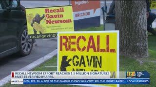 Efforts to recall Gov. Newsom continue at Bakersfield event