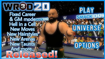 New WR3D 20 by HHH Fixed- Best mod of 2019 (Link in description...)  Released mod!