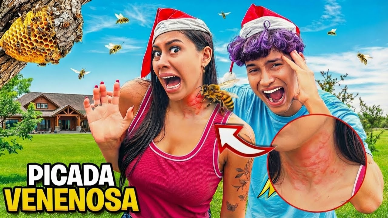 LARI FOI PICADA POR ABELHAS VENENOSAS E O PIOR ACONTECEU!