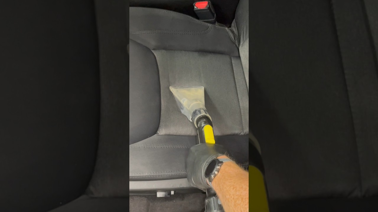 Car seat stain removal 
