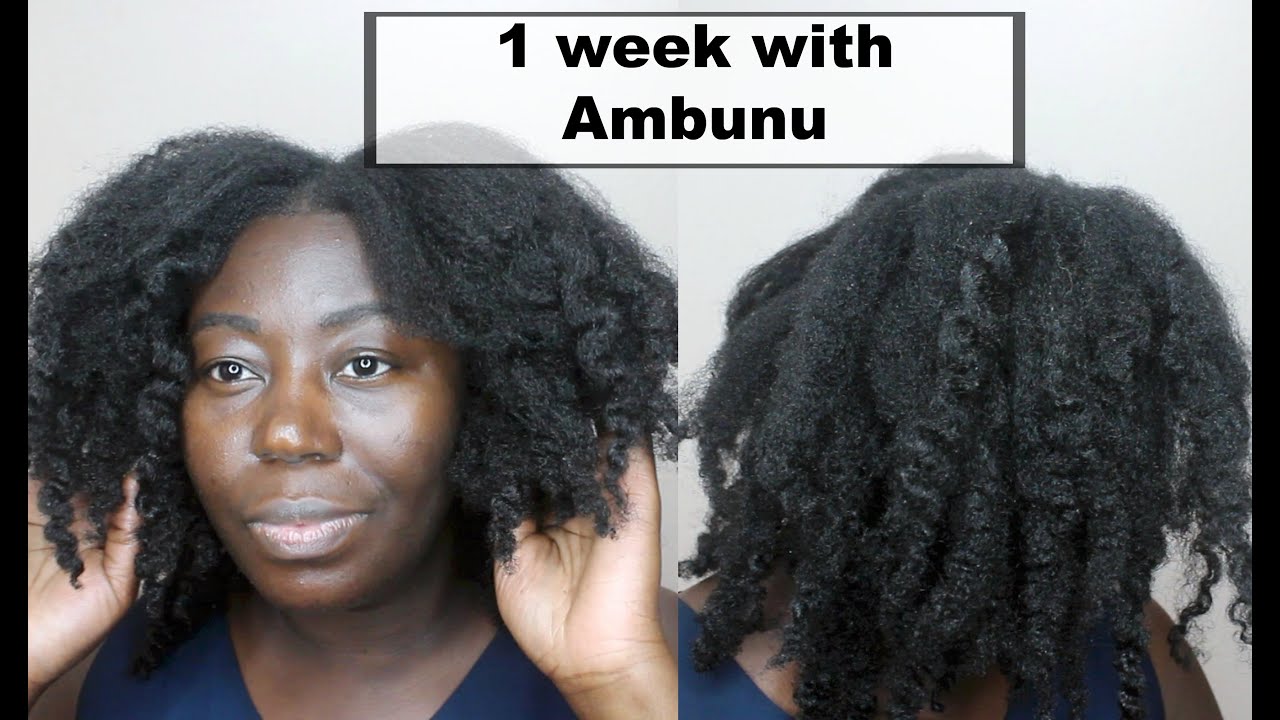 1 Week with African Herbal Shampoo Ambunu YouTube