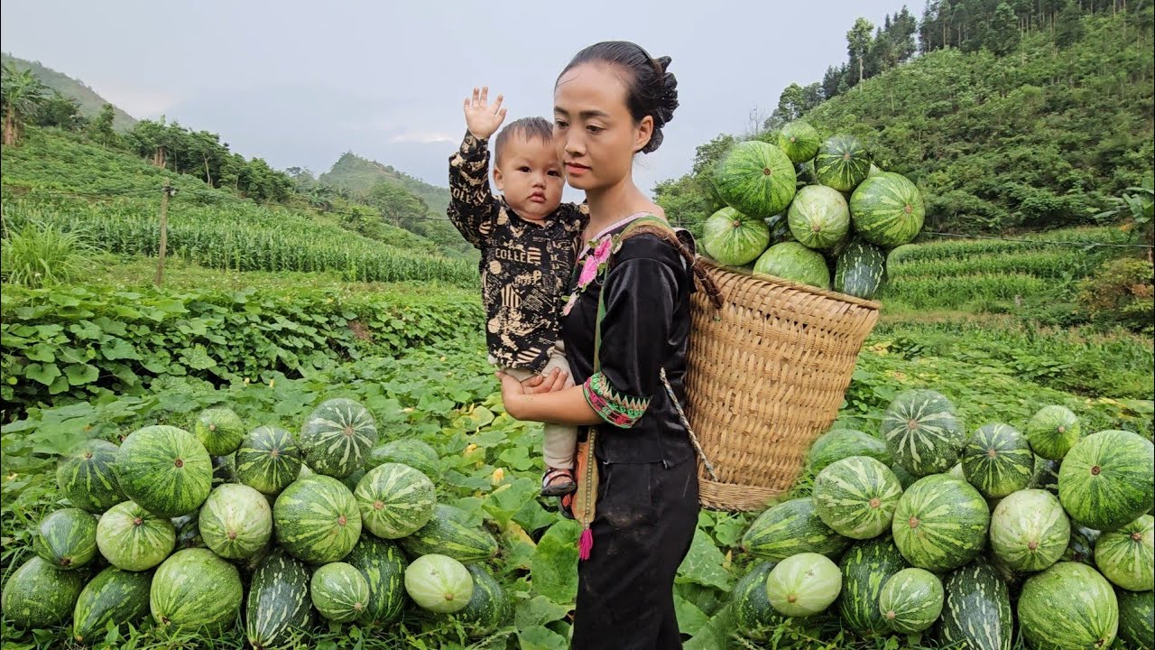The heart of a 17 year old single mother - Helping neighbors harvest ...