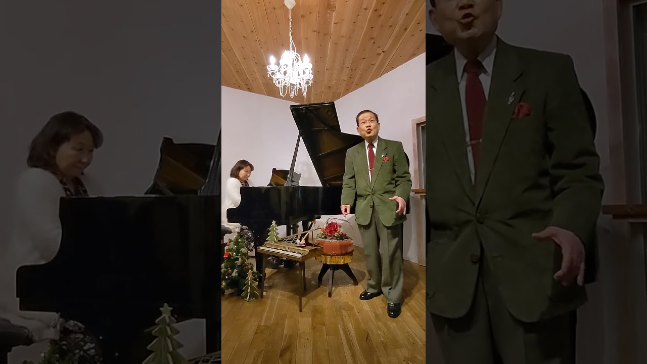 甲子園【栄冠は君に輝く】古関裕而♪ 全国高等学校野球大会の歌〜80歳テノール歌手#80yearsold #tenor