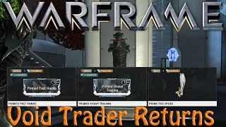 Warframe - Real Void Trader Returned (9th jan - 11th jan 2015)