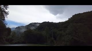 Fading Clouds and Light Rain at Normal Speed - 9 Minutes