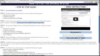 How to File For Divorce in Utah