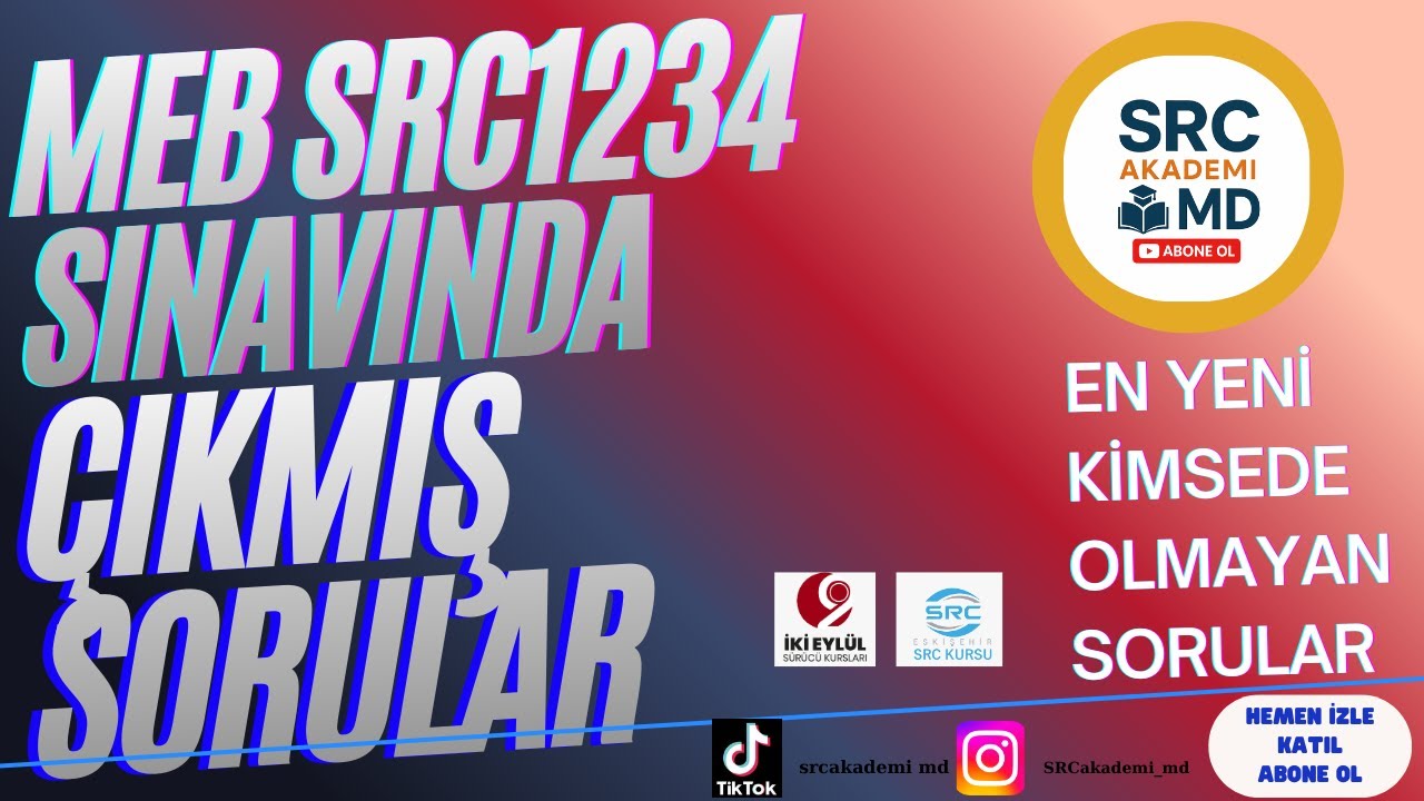 2025 MEB SRC SINAVINDA ÇIKMIŞ SORULAR|DETAYLI ÇÖZÜMLER