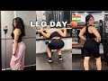 LEG DAY ROUTINE  🍑 ✨|| LOWER BODY WORKOUT || Ishivibes