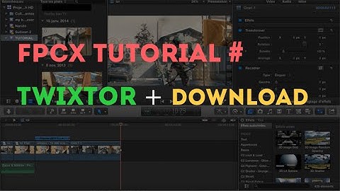 Final Cut Pro X Tutorial 5 # TWIXTOR ( + download )
