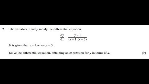 Q7 Solutions for CIE mathematics 9709 paper 32 June 2020 9709/32/m/j/20