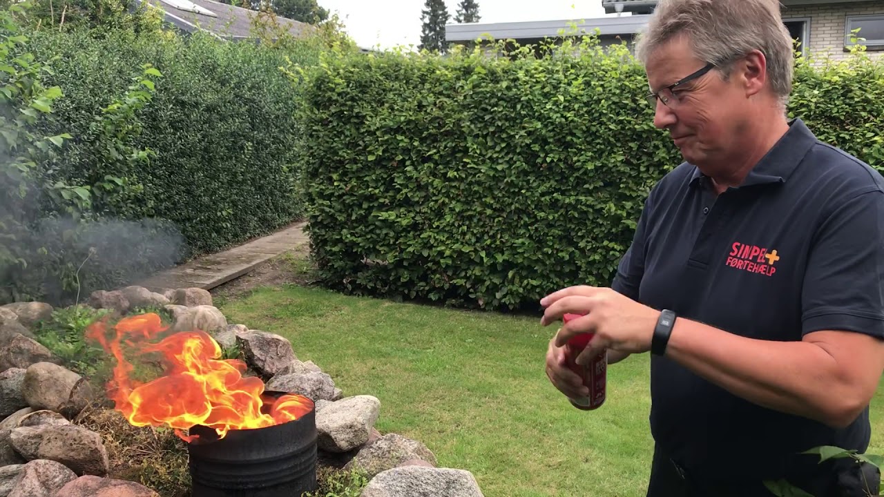 112 slukker på olie og benzin