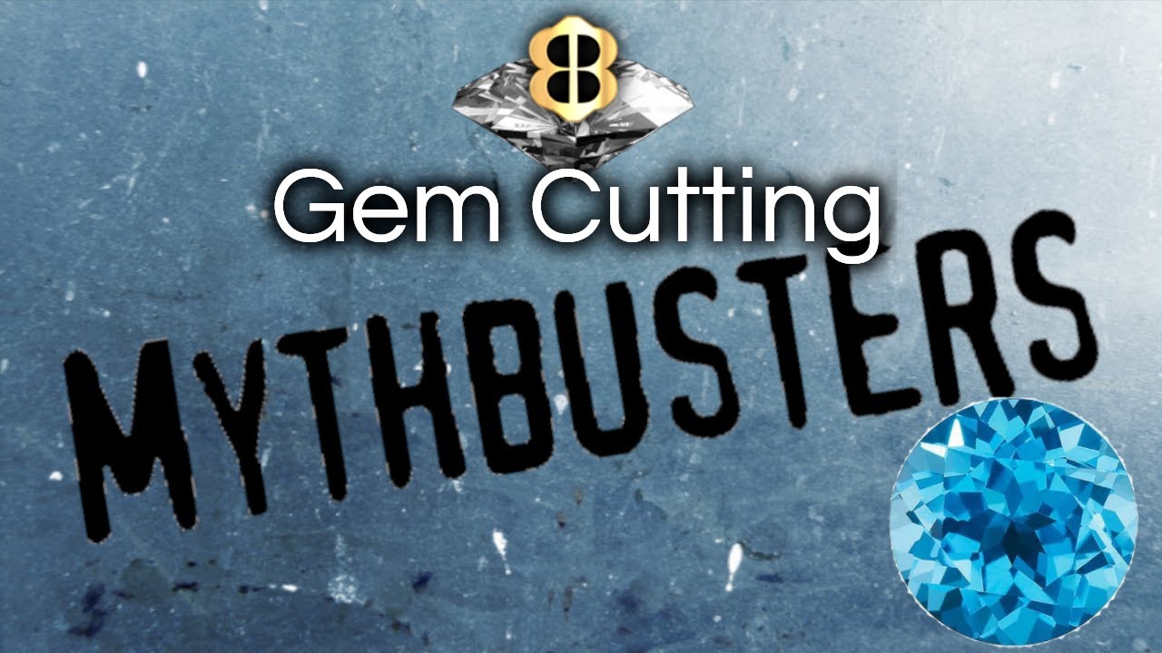 Gem Cutting Tutorial - Faceting a Commercial Cut Blue Topaz with a Star Design