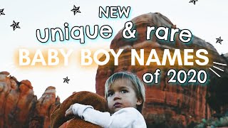 100 RARE \& NEW BABY BOY NAMES 2020! | Cool + Unique Boy Baby Names I Love But Wont Be Using!