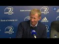 Leinster 40 Edinburgh 14 - Leo Cullen post-match reaction