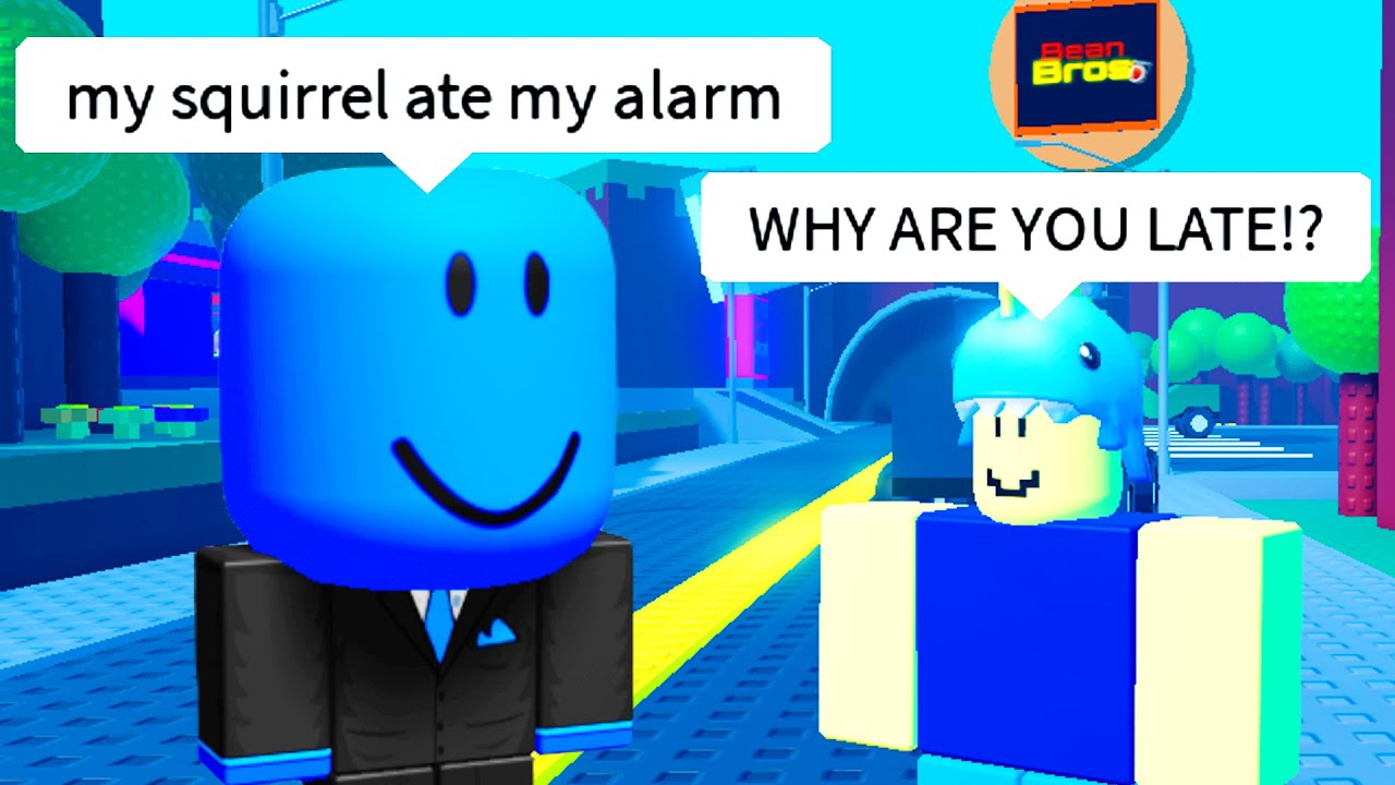 ROBLOX LATE TO SCHOOL... YouTube