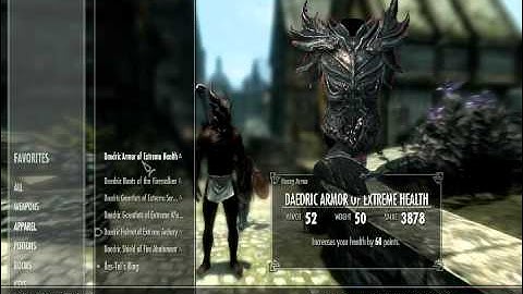 Xbox 360 Skyrim Mod Dawnguard Hearthfire Play as Dremora Male, Modded New Game Save