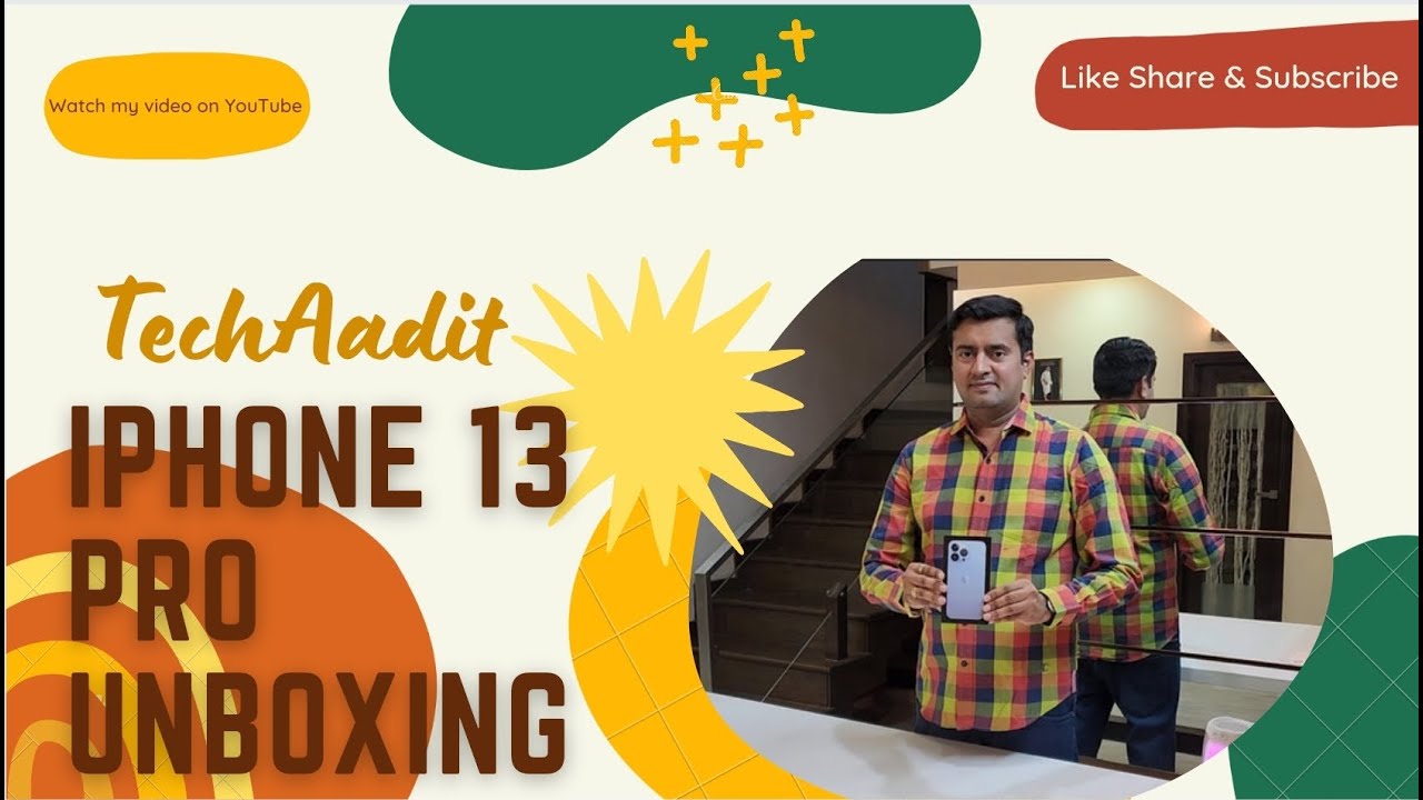 iphone 13 Pro Unboxing 256 Gb - 🔥Fastest Phone + Gaming 🔥| TechAadit |