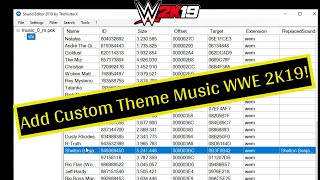 WWE 2K19 How to Install Custom Theme Music | Sound Editor 2019 screenshot 1